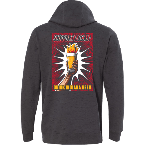 Drink Indiana Beer Support Local hoodie