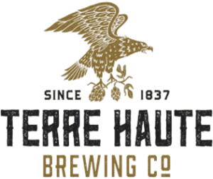 Terre Haute Brewing Logo Gold eagle with black letters