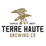 Text Based Logo for Terre Haute Brewing Co. With an Eagle