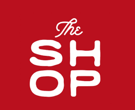 The Shop Logo Red with White Letters