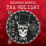 Tax Man Brewing Bourbon Barrel Tax Holiday Logo Red/Black