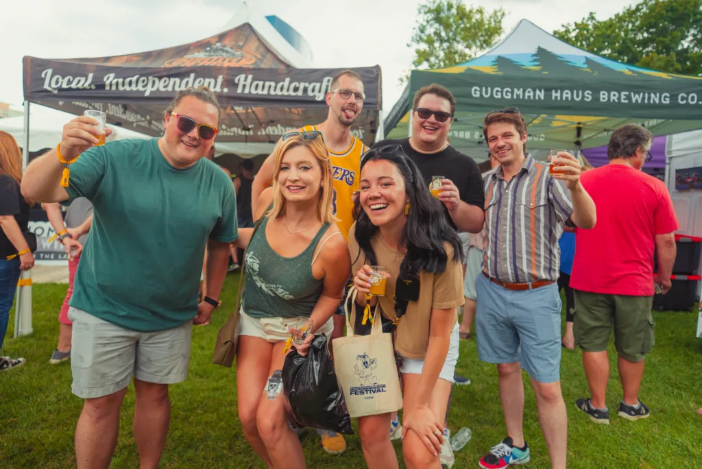 Summerfest Crew with drinks